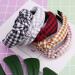 VELSCRUN 5 Pcs Plaid Headbands for Women - Wide Knot Top Vintage Hair Accessories in 5 Colors - Buy Online on GoSupps.com