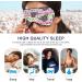 Haskirky Light Blocking Eye Mask | Adjustable for Men and Women | Perfect for Travel, Yoga, Meditation | Deep Sleep Comfort | Butterflies Design - Buy Online on GoSupps.com