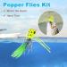 Ansnbo 12PCS Fly Fishing Popper Flies Kit for Bass, Bluegill, Crappie - Popping Bug Lures for Trout, Salmon - Fly Fishing Poppers Set - Buy Online on GoSupps.com