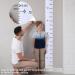 MHJY Kids Height Chart - Wooden Ruler Growth Chart for Boys and Girls - Canvas Height Measurement Wall Decor - Blue Nursery Decor - 7.9'' x 79 - Buy Online on GoSupps.com