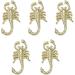FEIlei Embossed Nail Charms 3D Scorpion Nail Art Accessories for DIY Nail Art Design Nail Art Decoration Jewelry Making - Buy Online on GoSupps.com