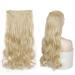 Hair Extensions 5 Clips Long Water Wave Hair Extensions Clips in High Temperature Fiber Clip in Hair Extensions Soft Synthetic Hairpieces for Women Hair Pieces(Sg88-22-613)