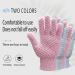 Exfoliating Bath Gloves for Shower & Spa - 4 Pack (2 Blue, 2 Pink) with Hanging Loop | Body Scrub & Massage Glove Set + Bonus Self-Adhesive Hook - Buy Online on GoSupps.com