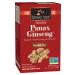 Bravo Teas & Herbs Panax Ginseng Tea, Caffeine Free, 20 Count