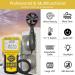 Holdpeak 826A Anemometer - Digital Wind Speed & Temperature Meter with Data Logger | / | Max/Min/Average/Current | Yellow - International Shipping Available - Buy Online on GoSupps.com