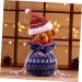 LABRIMP Christmas Sack 1pc Portable Storage Dining Bags Bear Candy for Ornament Decor Party Knitted Kids Fabric Bag - Buy Online on GoSupps.com