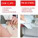 150 PCS Multipurpose Sewing Clips - Quilting & Crafting - Assorted Bright Colors - Buy Online on GoSupps.com