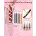 Auto Hair Curler | Automatic Curling Iron 1" Barrel | Fast Heating Rotating Wand for Long Hair | Anti-Tangle Pink Styling Tool - Buy Online on GoSupps.com