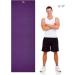 Aurorae Ultra Super Sized Yoga Mat - 78 x 26 x 1/4 - Non Slip Rosin & Carry Strap - Burgandy - Buy Online on GoSupps.com