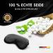 liebesfreunde 100% Real Silk Eye Mask - Comfortable Sleep Mask for Men & Women - Soft Blindfold in Black - Buy Online on GoSupps.com