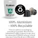 Compatible Nespresso Coffee Pods 80 Strong Ristretto Aluminium Organic Pods Ristretto Coffee Roast 10 count (Pack of 8) - Buy Online on GoSupps.com