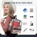 PACKISM Clear Stadium Approved Mini Backpack for Women Men - Black - Buy Online on GoSupps.com