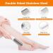 Professional Stainless Steel Foot File Callus Remover & Foot Scrubber for Smooth Feet - Pedicure Tool for Women - Buy Online on GoSupps.com