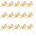 Zerodeko 15pcs 2024 Graduation Cupcake Toppers Glitter Class of 2024 Cupcake Toppers Grad Cap Food Appetizer Cupcake Picks Graduation Party Decorations