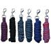 NETPROSHOP Soft tie rope horse lead rope with snap hook 1.80 m color selection color: black/light gray