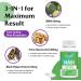 Sublingual NMN 500mg + Trans-Resveratrol 99% Purity Supplement - 3-in-1 Advanced Formula for NAD+ Boost, Anti-Aging, Immune Support - 120 Lozenges - Buy Online on GoSupps.com