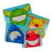 Nom Nom Kids Monster Snack Bag Collection - 4 x Reusable Snack/Sandwich Bags (Mixed Size)