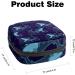 Cartoon Shark Pattern Menstrual Pad Storage Bag - Portable Sanitary Napkin Pouch for Teen Girls and Women (Color 5) - Buy Online on GoSupps.com
