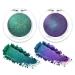 evpct 2Pcs Purple Emerald green Blue Duochrome MultiChrome Chameleon Chrome Eyeshadow Palette Holographic Set Bright Purple High Pigment Shimmer Concrete Minerals Blue eyeshadow Loose Powder 2g 03&04 2 Count (Pack of 1) ...