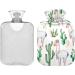 Buy Watercolor Heat Bottle - Cactus & Alpaca Design - 2L Hot Water Bottle for Pain Relief & Cramps - International Shipping Available - Buy Online on GoSupps.com