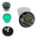 100 x Night Vision Fluorescent Silicon Rubber Balls Paintballs for Self Defense Home Training and Paintball Glowing in The Dark in 50 Cal.