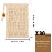 NICEMOVIC 30 Pack Exfoliating Sisal Fiber Soap Bags - Bath & Shower Mesh Pouches for Massaging - Natural Soap Saver with Drawstring - Buy Online on GoSupps.com