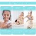 Korean Exfoliating Mitt 2 Pack for Body Skincare and Dead Skin Removal - Black & Blue Exfoliating Gloves for Microdermabrasion at Home Bath Shower - Ideal for Women and Men - Buy Online on GoSupps.com