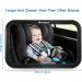 MONOJOY Baby Car Mirror | Shatterproof Safety Mirror for Rear Facing Infants & Kids - Buy Online on GoSupps.com