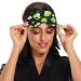 Haskirky Light Blocking Eye Mask - Breathable & Adjustable - For Adults - Ideal for Travel, Yoga, Meditation - Cute Green Frogs Design - Buy Online on GoSupps.com