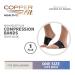 Copper Fit Health Unisex Arch Relief Plus - Built-In Orthotic Support, Black - Buy Online on GoSupps.com