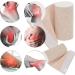 Compression Bandage Wraps Pack of 5 - Self-Adhesive Stretchable Elastic Bandages for Sports Protection - 6 Inch for Wrist & Ankle Sprains Swelling Relief - Buy Online on GoSupps.com