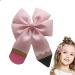 School Hair Bows | Pencil Hair Bow Clips Alligator - Hair Bow Clips Grosgrain Ribbon School Bows Decorations Frifer Pink A