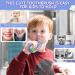 Kids Electric U-Shaped Toothbrush | 6 Cleaning Modes | Smart Reminder | IPX7 Waterproof | Ultrasonic Baby Toothbrush with 4 Brush Heads | Blue | Age 2-7 - Buy Online on GoSupps.com