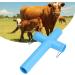 Cow Sheep Mouth Opener Convenient to Use Gastric Lavage Veterinary Mouth Opening Tool Animals Livestock Breeding Euipment for Farm Blue(Large) - Buy Online on GoSupps.com