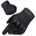 Free Soldier Outdoor Gloves Men Tactical Training Motorcycle Gloves Climbing Tactical Gloves Half -Finger Full Finger Full Finger Gloves applies to cycling Airsoft military paint black Vollfinger XL