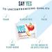 YES Bar Apple Cinnamon Crisp - Plant Based Protein Decadent Snack Bar (Pack of 6) - Vegan, Paleo, Gluten Free, Dairy Free, Low Sugar, Keto Friendly - Buy Online on GoSupps.com
