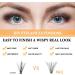 10D-0.10D+20D-0.07D Cluster Lashes 280 Clusters C D Curl B&Q LASH Individual Eyelashes | DIY Lash Extensions at Home | 9-15MIX - Buy Online on GoSupps.com