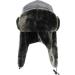 Basic Solid Dark Grey Aviator Trapper Hat with Ear Flaps | One Size Warm Winter Bomber Ushanka Eskimo Hat - Buy Online on GoSupps.com