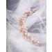 BERYUAN Women Pearl Wreath Vintage Gold Leaf Long Hair Vine Piece Wedding Hair Accessory Gift for Her Crystal Hair Piece Party Headress for Bride Bridesmaid Girls (gold) - Buy Online on GoSupps.com