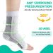 Shop Functional Socks for Neuropathy Toeless Compression & Ankle Support (White Large/X-Large) | Soothe Foot Pain - Buy Online on GoSupps.com