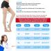 Ted Hose Compression Stockings - Anti-Embolism Thigh High Socks for Men & Women - 15-20 mmHg Compression - Beige with Inspect Toe Hole - Buy Online on GoSupps.com