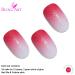 Shop Bling Art Red Gel Ombre Oval False Nails - 24 Medium Tips with Glue for Stunning Looks | International Shipping Available - Buy Online on GoSupps.com
