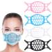 4pcs Silicone Mask Holder 3D Mask Holder for More Breathing Space Mask Support Frame to Protect Lipstick Foundation