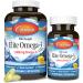 Carlson Elite Omega-3 Gems 1600mg Norwegian Fish Oil Supplement - Wild Caught, Sustainably Sourced Fish Oil Capsules - Lemon Flavor, 120 Count - Buy Online on GoSupps.com