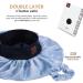 Leaf Pattern Silk Satin Sleep Cap for Curly Hair - Adjustable Double Layer Bonnet for Women - Buy Online on GoSupps.com
