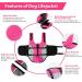 ALAGIRLS Dog Costume Life Jacket - Pink & Gray for Swimming Beach & Boating | Sizes 55-68cm - Buy Online on GoSupps.com