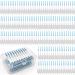 Interdental brushes blue fajoek 200pcs interdental brushes brushes for interdental rooms 0.7mm double-use purpose dental brush brushes cleaning narrow interdental spaces