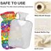 Symbols of Hippie 1L Hot Water Bottle with Cover - BPA Free Small Hot Water Bag for Pain Relief & Cold Compress | International Shipping Available - Buy Online on GoSupps.com