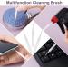 OIIKI 130pcs Anti-Clogging Nylon Shower Head Cleaning Brush - Ideal for Shower Nozzle, Pore Gap & Keyboard - Effective Cleaning Tool - Buy Online on GoSupps.com