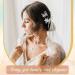 Elegant Tassel Butterfly Hair Clips - 4 Pcs Moving Antique Side Clips for Women and Girls - Silver - Buy Online on GoSupps.com
